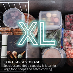 Haier HCE519EK, 504L Chest Freezer, E Rated in White