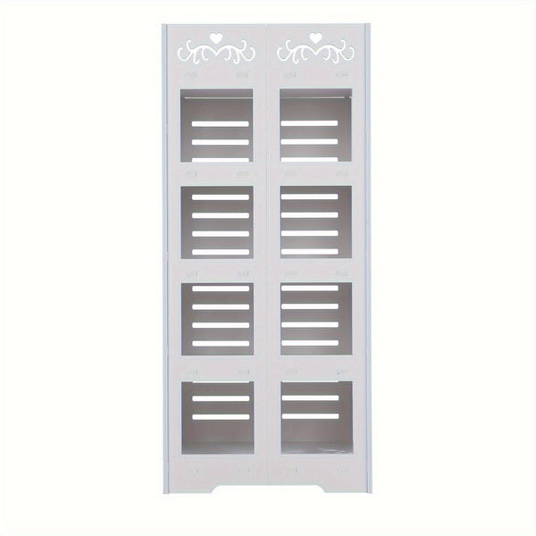 5-Level Wooden Shoe Storage Shelf Organizer for Footwear