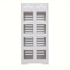 5-Level Wooden Shoe Storage Shelf Organizer for Footwear