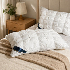 4PCS 5-Star Hotel Quality Pillows Premium Non-Collapsible Pillow Core Soft Breathable Machine Washable All-Season for Home Bedroom Daily Rest Improved Sleep Quality