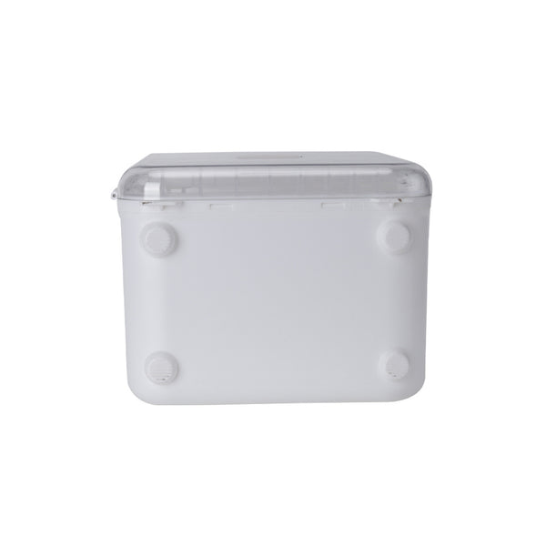 Multi-Function Make Up Case with Transparent Drawers, Plastic Jewelry Box, White Drawer-style Storage Box for Office, Bathroom, Dressing Table, Bedroom, Living Room, Desk, 25.5*20*36cm