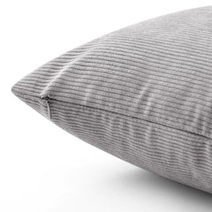 1pc Stripe Velvet Cushion Cover – Soft Luxury Cushion Case, Modern Textured Design, Machine Washable for Sofa & Bedroom Decor, Ideal Gift