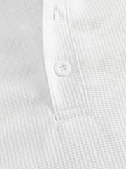Men's Waffle Casual Suit Top Short Sleeve Turnover Collar Shirt Bottom Leisure Pants Comfortable and Clean Suitable for Spring and Summer Wear