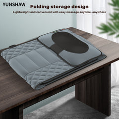 YUNSHAW Complete Body Massage Mat Featuring a Shiatsu Neck Massager, 3D Lumbar Support & Relaxation, Equipped with 10 Vibration Motors to Deeply Soothe Muscles, a Foldable Massage Mattress Suitable for The Neck, Back, Waist, Hips, And Legs, Making It an I