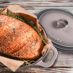 Berghoff Neo Cast Iron Oval Casserole Dish, 35Cm / 7.5L