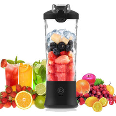 1pc, 20oz Portable Blender with USB Rechargeable Battery, Fresh Juice, Compact Design for On-the-Go Nutrition