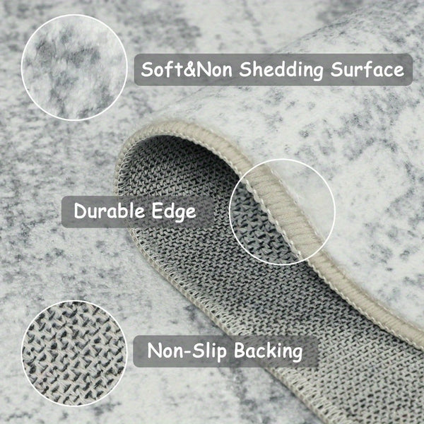 1pc Hallway Runner Rug Non Slip Carpet Runners 80x300cm Modern Abstract Hall Runner Carpet Runner Washable Kitchen Rugs for Hallway Entryway Kitchen Bedroom