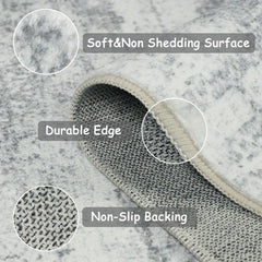 1pc Hallway Runner Rug Non Slip Carpet Runners 80x300cm Modern Abstract Hall Runner Carpet Runner Washable Kitchen Rugs for Hallway Entryway Kitchen Bedroom