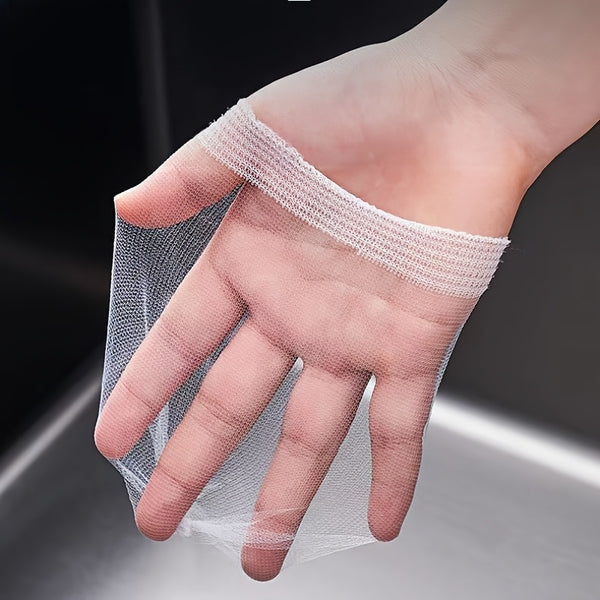 200pcs Kitchen Sink Strainer Bags, Disposable Anti-Clog Elastic Mesh Fits Most Drain Filters