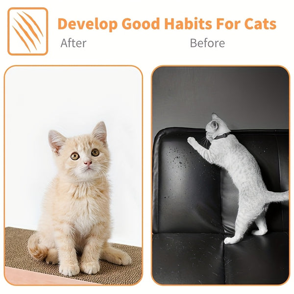 Pet Cat Kitten Cardboard Corrugated Scratcher Scratching Pad Sofa Board Mat