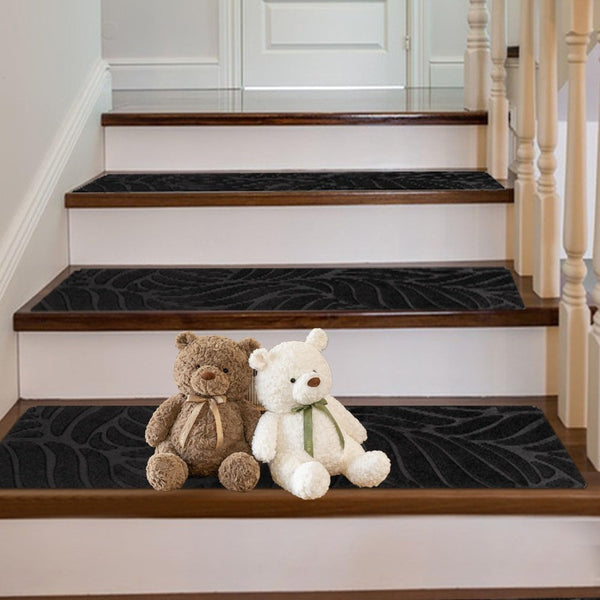 15pcs Set of 65X20Cm Anti Slip Stair Step Pad, Bottom Anti Slip, Detachable And Washable Step Pad, Suitable for Household Use