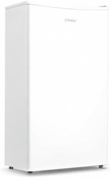 COMFEE' RCU60WH2(E) 60 Litre Freestanding under Counter, 48Cm Upright Freezer Adjustable Thermostat, Reversible Door, 4 Star Freezer Rating Drawer, White
