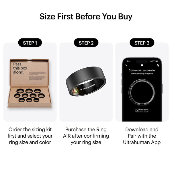 Ultrahuman Ring AIR Matte Grey