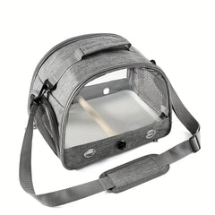 Portable Bird Travel Carrier with Stand and Shoulder Strap - Ideal for Parrots and Small Birds - Secure and Comfortable Pet Carrier Bag for Travel and Outdoors