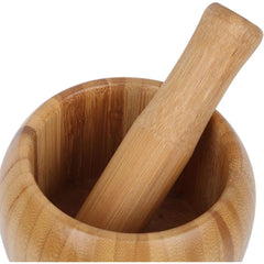 Kitchen Garlic Spice Wooden Mortar and Pestle, Healthy and Durable Kitchen Utensils, Multi-Functional for Home Chopping and Grinding