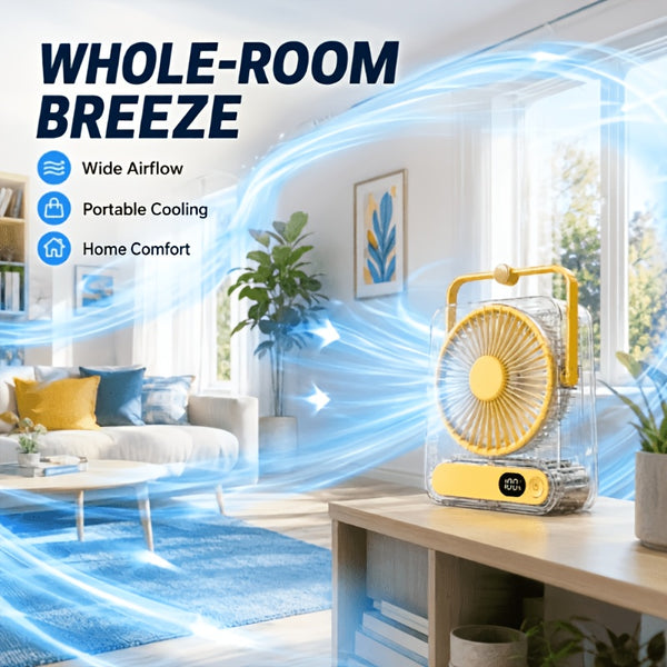 Mini USB Desk Fan with Strong Airflow, Adjustable Angle And Quiet Operation for Office, Home And Student Dorm