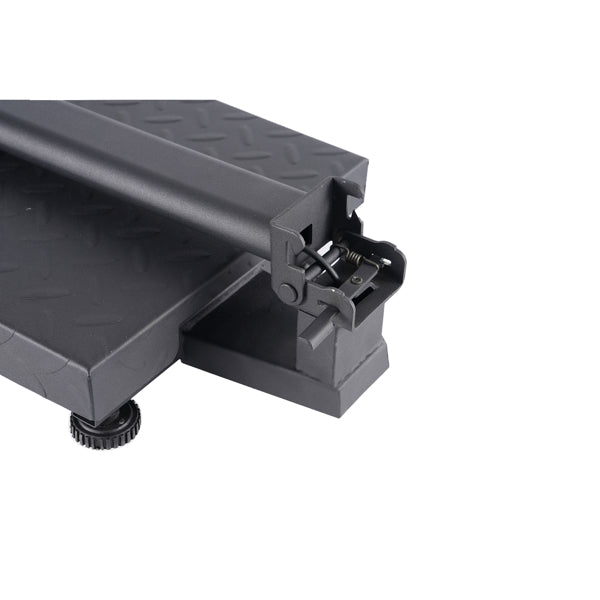 100kg deep gray high-precision electronic platform scale, iron material platform scale, 30 * 40cm tabletop, 50g division value, storage of 5 unit prices and 99 accumulations, supermarket and vegetable market logistics weighing, commercial scale.