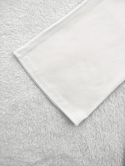 European and American Spring/Summer New Fashion Women's Bottoms: Flared Straight-Leg Pants with Classic English Text Print, Daily Casual Butt-Lifting Peach Butt Long Pants, Three-Piece Set