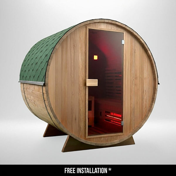 Insignia Luxury 2-3 Person Hybrid Barrel Sauna