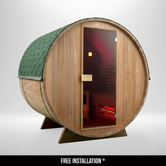 Insignia Luxury 2-3 Person Hybrid Barrel Sauna