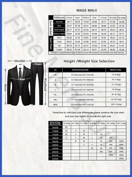 Fashion Men's Leisure Boutique Slim Fit Light Business Suit Set, Wedding Ball Dress Jacket + Vest + Pants 3pcs Suit.