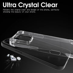 Case For iPhone 17 Pro Max 16 Pro Max Plus 15 14 13 11 12 7 8 17 Air Clear Shockproof Phone Cover