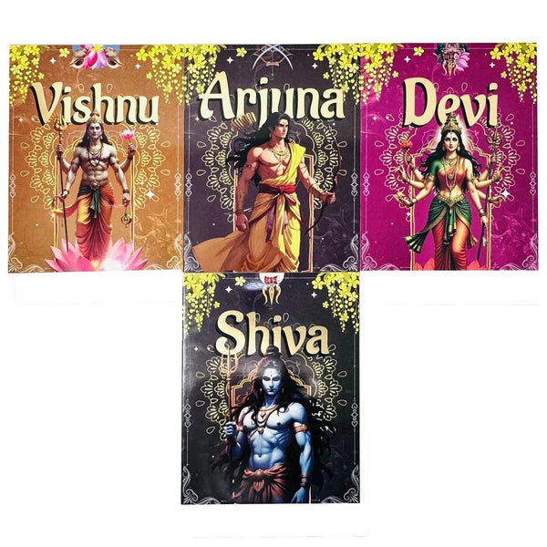Hindu Mythology for Kids – Illustrated Box Set of 10 Books Featuring Stories of Moonstone Rama, Shiva, Ganesha, and Durga