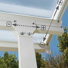 Palram Canopia Feria 3 Veranda Patio Cover in White, 3 X 3.05M