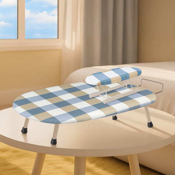 1pc Compact Folding Ironing Board with Pink Floral Pattern - Space-Saving, Easy Storage, Multi-Use Design for Home Use, Durable Plastic Material, Ironing Boards
