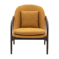 Gallery Alegra Ochre Fabric Armchair