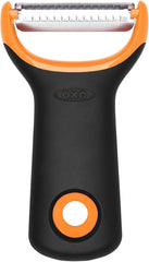 OXO Good Grips 3-Piece Assorted Prep Peeler Set – Includes Straight, Serrated & Julienne Peelers – Y-Shaped Design – Sharp Stainless Steel Blades – Non-Slip Handle – Dishwasher Safe