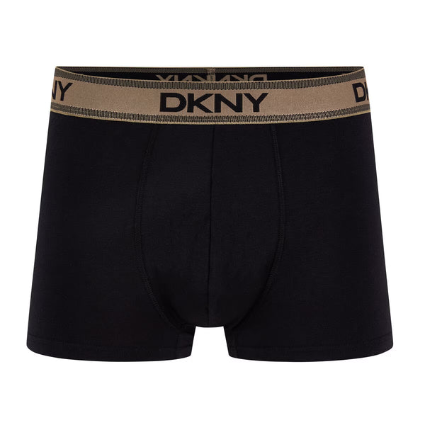 DKNY Men'S Modal Boxer 5 Pack in Black