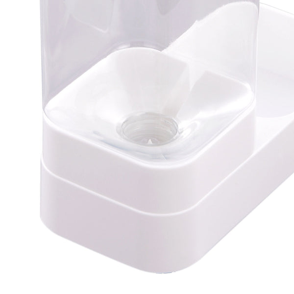Pet Feeder Pets Food Feeder and Waterer Set 3.8L 2.1kg, 29*13.5*28.5cm, Travel Supply Feeder and Water Dispenser for Dogs Cats Pets Animals