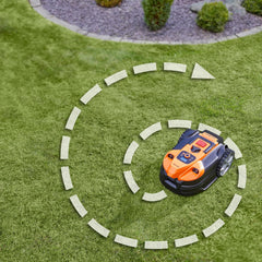 Lawnmaster Ocumow® 18 Autocharging Vision Robot Lawn Mower with Charging Station. No Boundary Wire or App Needed. Robot Mower with Drop & Mow for Multiple Lawns. for Small to Large Lawns up to 800M2