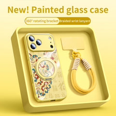 Phone Case - for Iphone 17 Pro Max Case with Rotating Lens Cover Full Protection Glass Back High End Design for Men Women