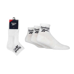Reebok Unisex Core Ankle Socks 6 Pack in Black