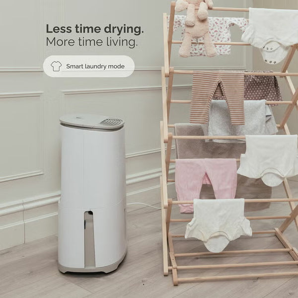 Meacodry Arete One 10L Dehumidifier & Air Purifier in Warm Pebble