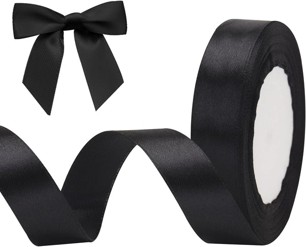 G2PLUS White Stain Ribbons - 22M Thick Fabric Gift Wrap Ribbons for Crafting, Wedding & Valentine'S Day Decoration