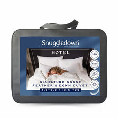 Snuggledown Hotel Signature Goose Feather & down All Seasons 13.5 Tog Duvet, in 3 Sizes