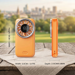 Handheld Mini Fan, Upgrade Strong Cool Wind, 5 Speeds, USB Rechargeable, Compact Pocket-Sized Portable Small Personal Fan for Travel, Cruise, Concerts, Makeup, Summer Gifts for Women Men