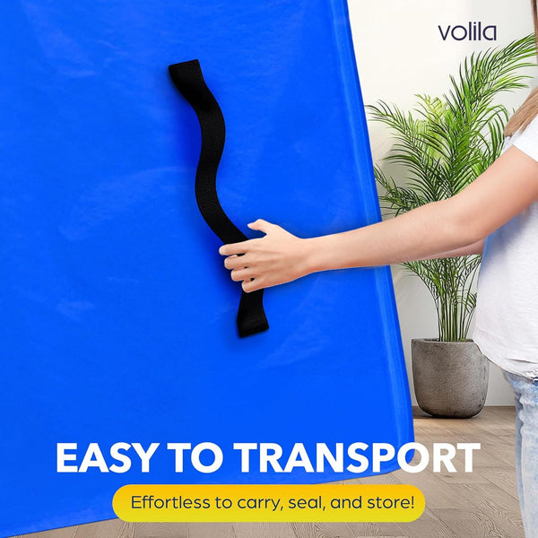 Mattress Bag for Moving - Reusable Waterproof Mattress Cover, Heavy Duty Mattress Bag for Storage and Protecting Beds from Stains, Dust, and Pests - (150gsm)