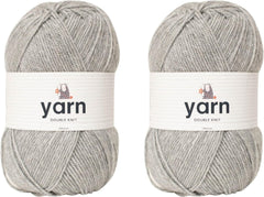 Korbond DK Beige Yarn - 100G Acrylic Wool - Lightweight, Hypoallergenic & Durable Double Knit Crochet Yarn Knitting Wool (290M Total)