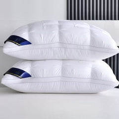 2pcs 3D Sleep Pillow, Hotel Style Same Design Non-Collapsing, Hypoallergenic, Soft, High Bounce, Zipper Closure, Machine Washable, for Adult, All Seasons Use, Multipurpose, Body Pillow Case, Comfortable Pillow for Sleeping