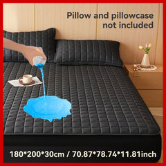 1pc Multicolor Mattress Protector, No Pillowcase And Insert Included, Soft Comfort Solid Color Fitted Sheet Bedding Cover, Minimalist Breathable Bedspread Suitable For Bedroom And Guest Room, Reusable Underpads