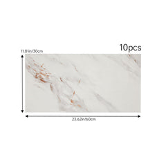 10/20/30/40 Pack Luxury Marble Effect Self-adhesive Floor Tiles 60x30cm, 2mm Thicken Vinyl Flooring Tiles Wall Stickers, Removable PVC Wall Decals, Suitable for Living Room, Bedroom, Kitchen Backsplashes, Bathroom, Office, Background Walls, Easy To Instal