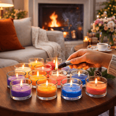 Premium Aroma Candle (Pack of 12) – Relaxing Home Fragrance & Cozy Ambience Long Lasting