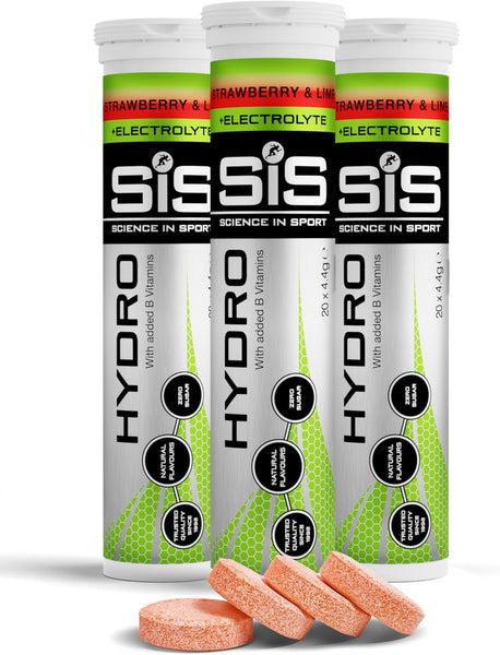 Science in Sport Hydro Electrolyte Tablets 20 Pcs. Berry – Vegan & Gluten-Free, Ideal to Promote Hydration and Maintain Electrolytes Balance (Packaging May Vary)