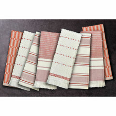 Mundo Textile Kitchen Towels 8 Pack, in Red