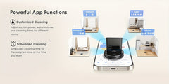 Lubluelu SL60 MAX Robot Vacuum Features a 2.5L Self-Emptying Station, Providing 60 Days of Hands-Free Cleaning. It Boasts a Powerful 4500 Pa Suction, Functions As Both a Vacuum Cleaner And Mop, Includes 24 No-Go Zones