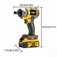 Wireless Electric Impact Wrench, Lithium Electric Wrench Set - Multifunctional Tool Set, Portable, Suitable For Car Maintenance, Furniture And Scaffolding Installation, A Gift Of Electric Tools For Husbands